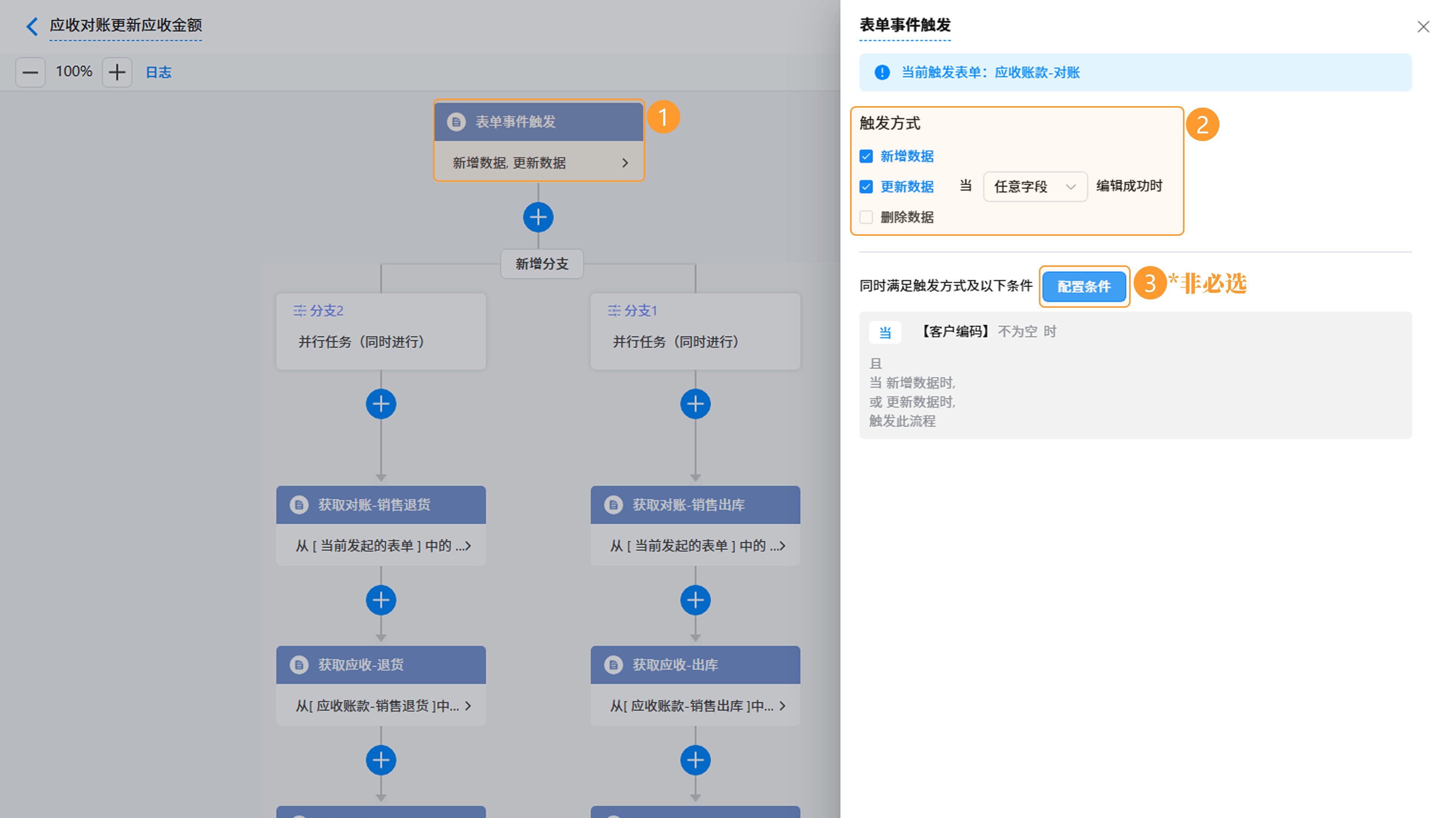 表单触发节点配置界面