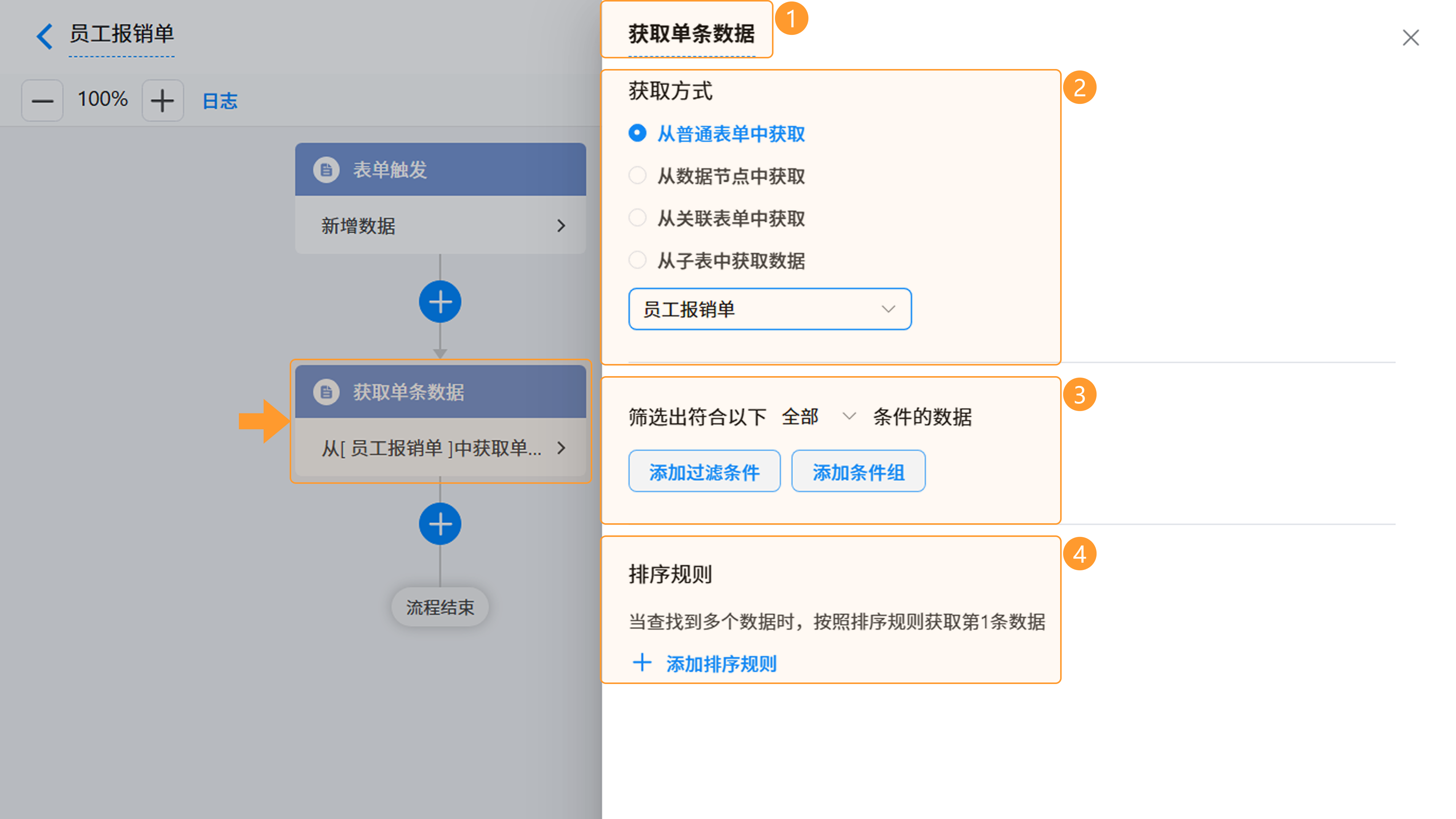 演示图片:节点配置窗口