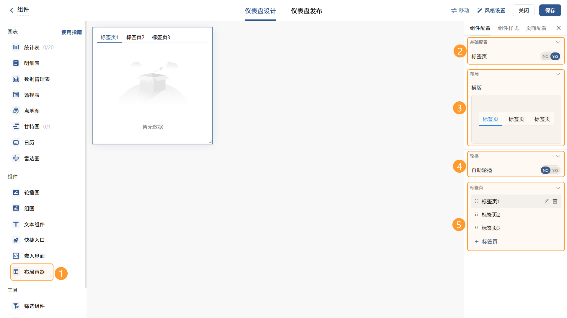 布局容器配置