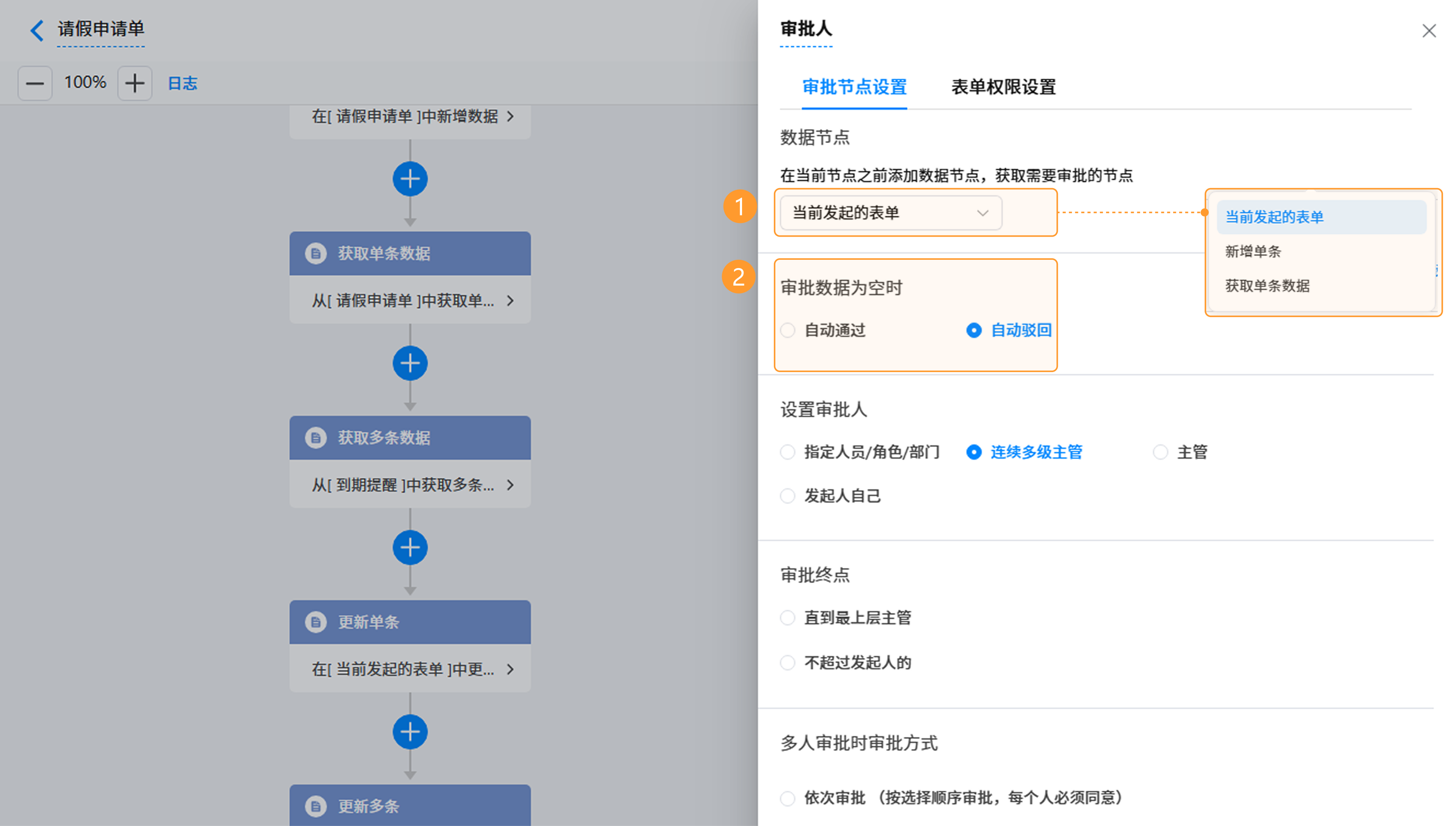 图片占位：设置审批数据
